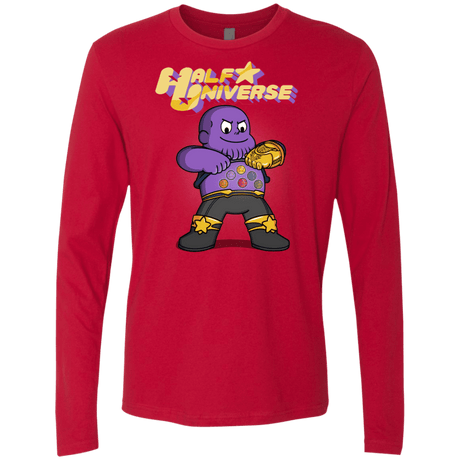 T-Shirts Red / S Half Universe Men's Premium Long Sleeve
