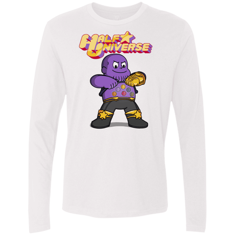 T-Shirts White / S Half Universe Men's Premium Long Sleeve