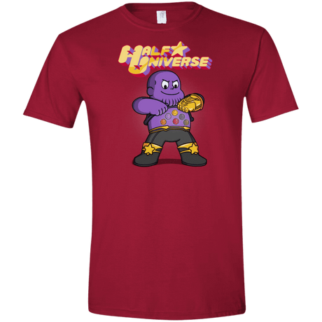 T-Shirts Cardinal Red / S Half Universe Men's Semi-Fitted Softstyle