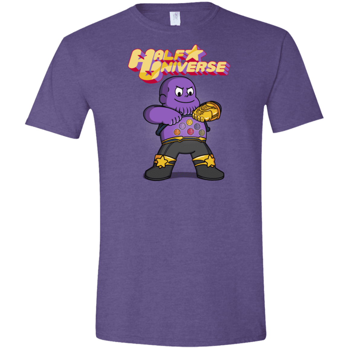 T-Shirts Heather Purple / S Half Universe Men's Semi-Fitted Softstyle