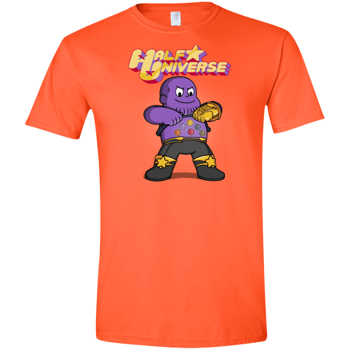 T-Shirts Orange / S Half Universe Men's Semi-Fitted Softstyle