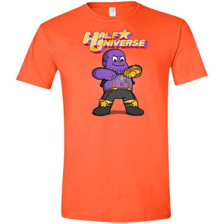 T-Shirts Orange / S Half Universe Men's Semi-Fitted Softstyle