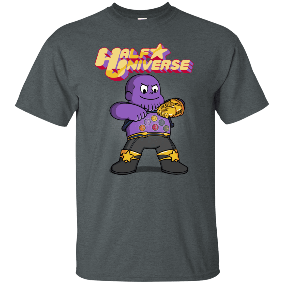 T-Shirts Dark Heather / S Half Universe T-Shirt