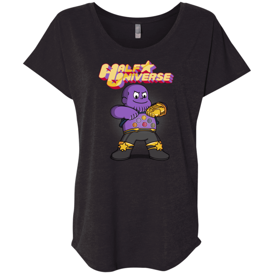 T-Shirts Vintage Black / X-Small Half Universe Triblend Dolman Sleeve