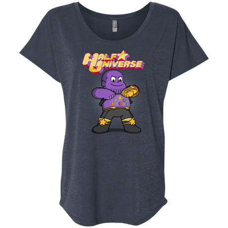 T-Shirts Vintage Navy / X-Small Half Universe Triblend Dolman Sleeve