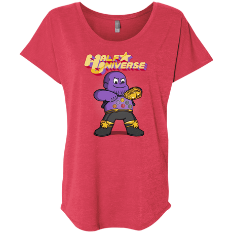 T-Shirts Vintage Red / X-Small Half Universe Triblend Dolman Sleeve