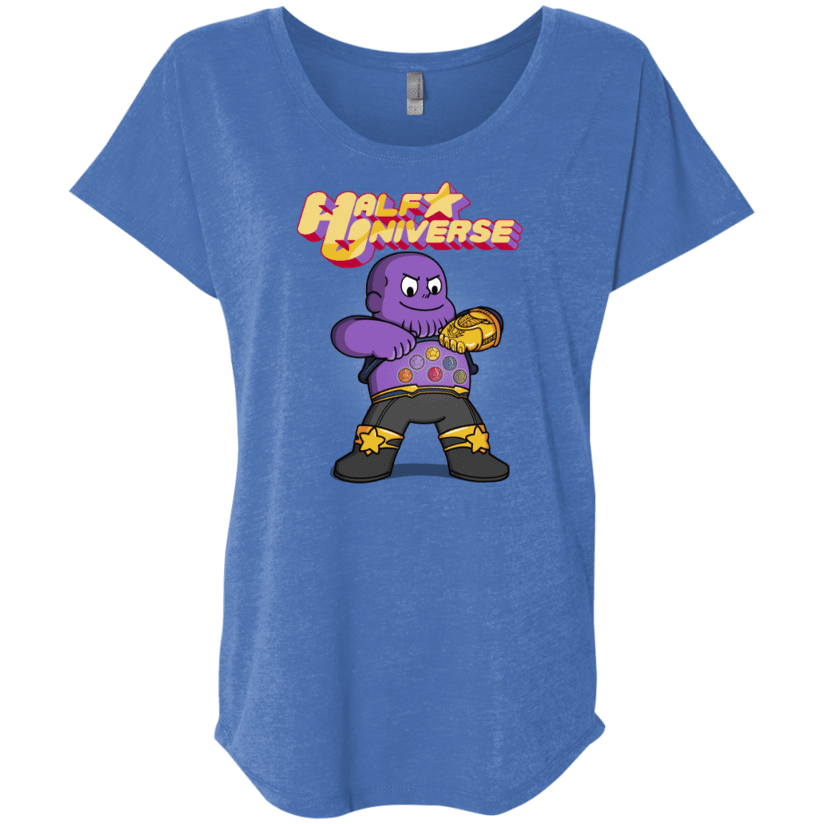 T-Shirts Vintage Royal / X-Small Half Universe Triblend Dolman Sleeve