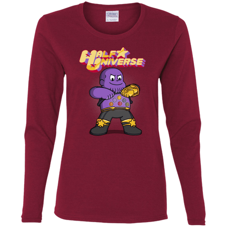 T-Shirts Cardinal / S Half Universe Women's Long Sleeve T-Shirt