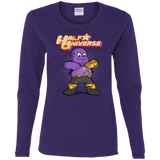 T-Shirts Purple / S Half Universe Women's Long Sleeve T-Shirt