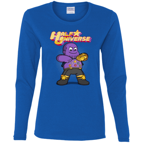 T-Shirts Royal / S Half Universe Women's Long Sleeve T-Shirt