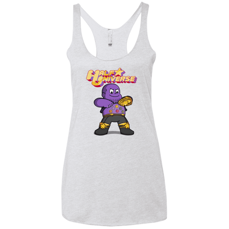 T-Shirts Heather White / X-Small Half Universe Women's Triblend Racerback Tank