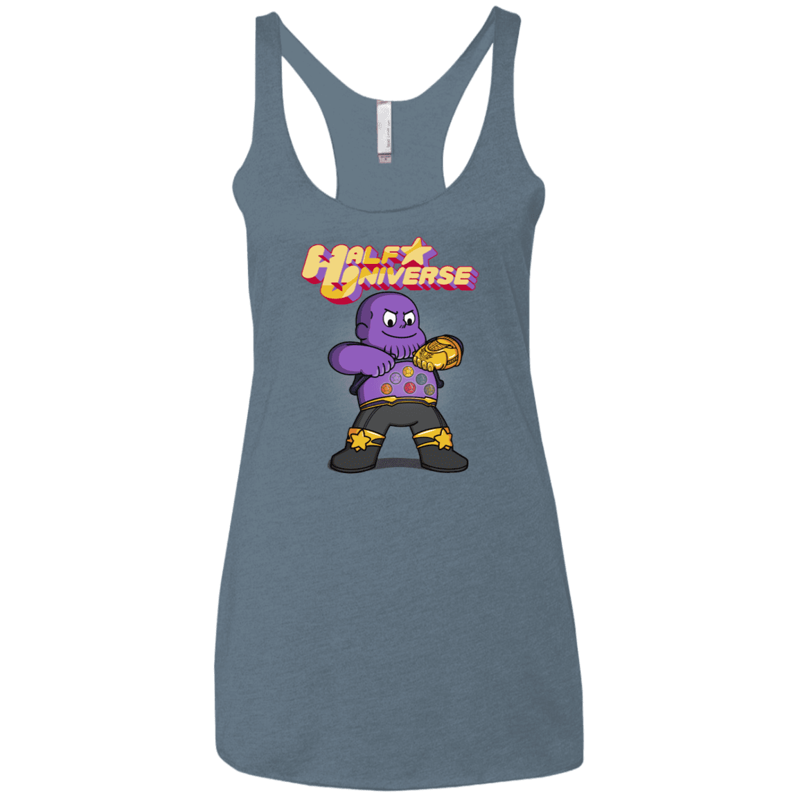 T-Shirts Indigo / X-Small Half Universe Women's Triblend Racerback Tank