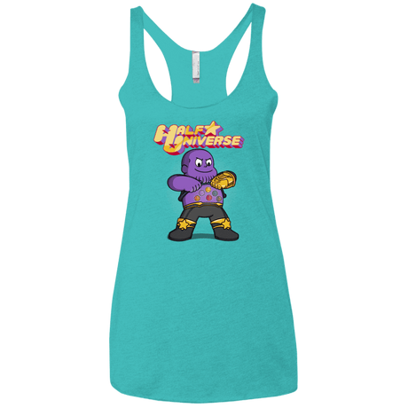 T-Shirts Tahiti Blue / X-Small Half Universe Women's Triblend Racerback Tank