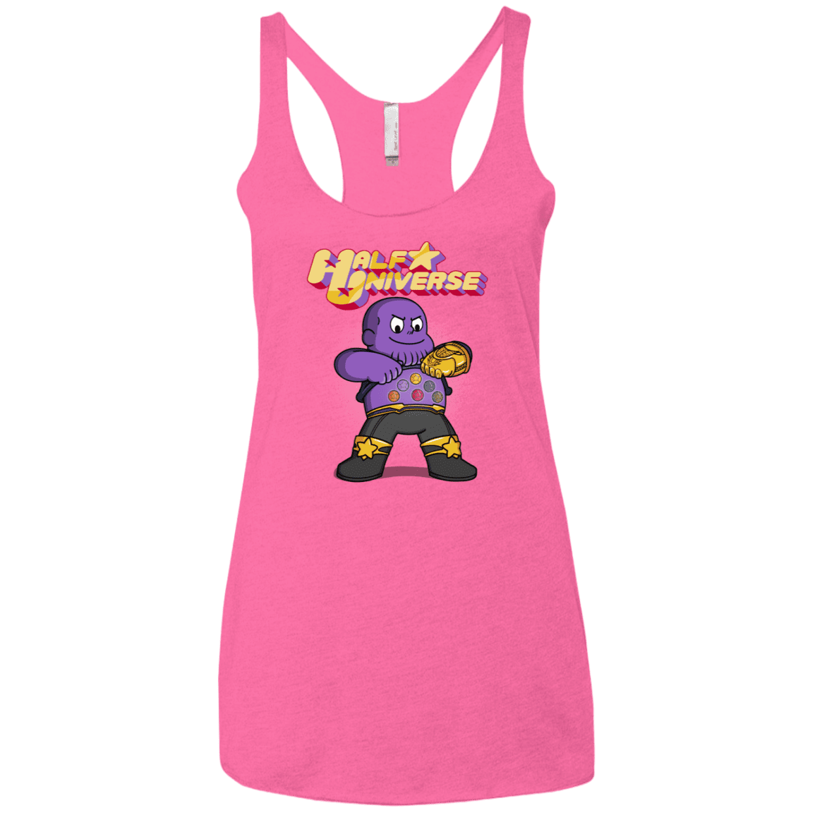 T-Shirts Vintage Pink / X-Small Half Universe Women's Triblend Racerback Tank