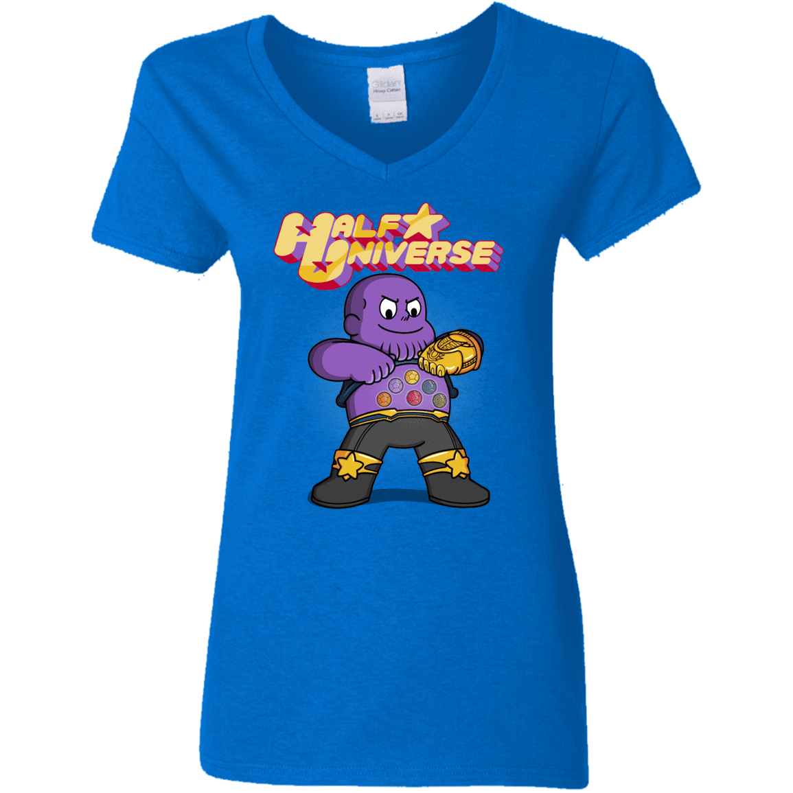 T-Shirts Royal / S Half Universe Women's V-Neck T-Shirt