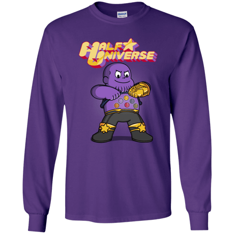 T-Shirts Purple / YS Half Universe Youth Long Sleeve T-Shirt