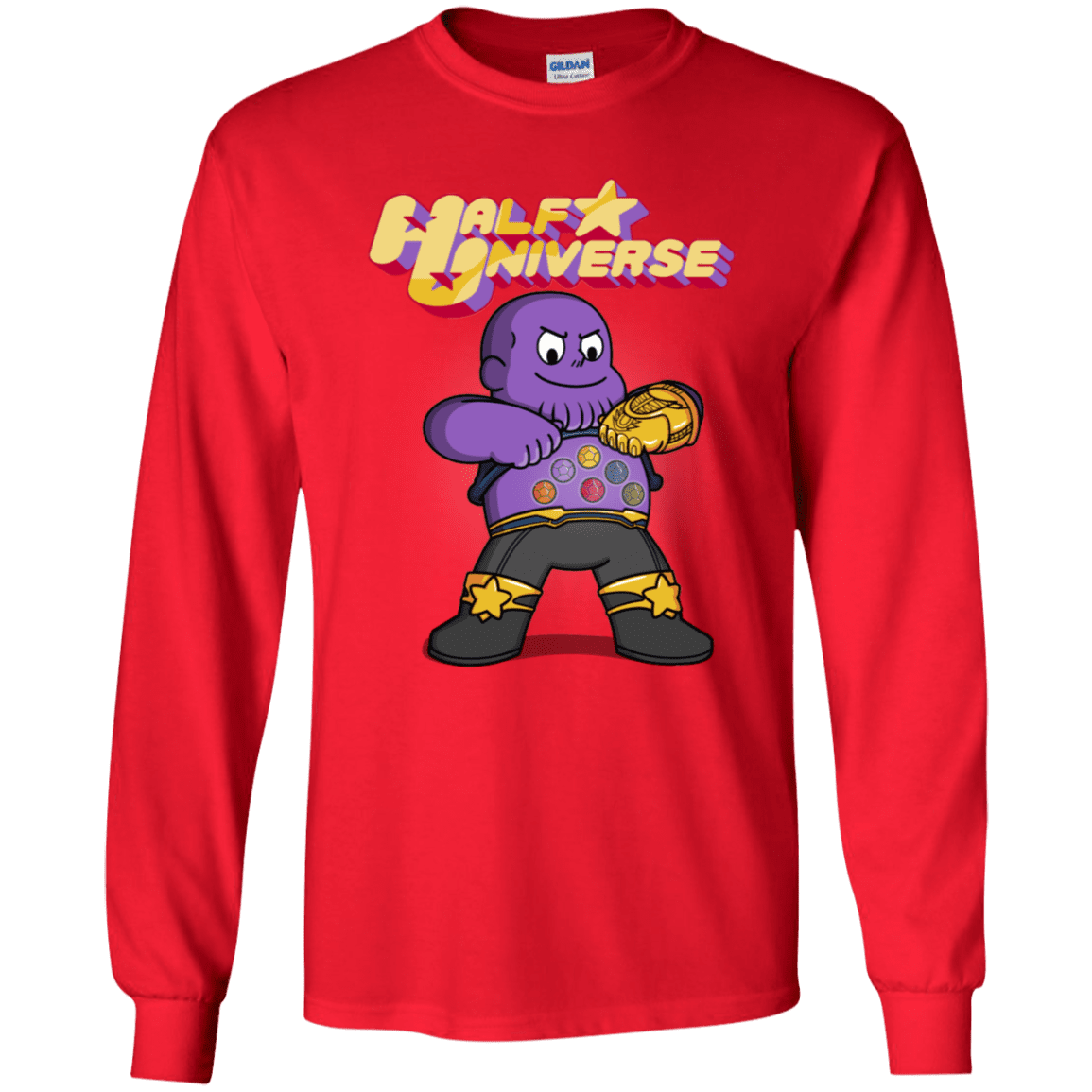 T-Shirts Red / YS Half Universe Youth Long Sleeve T-Shirt