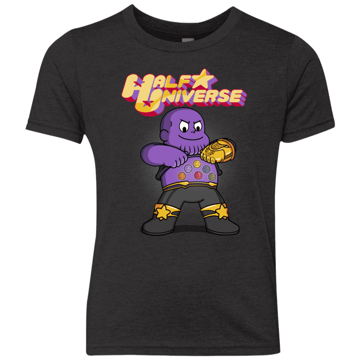 T-Shirts Vintage Black / YXS Half Universe Youth Triblend T-Shirt