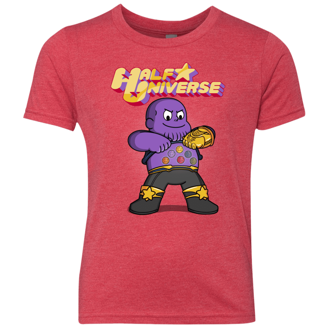 T-Shirts Vintage Red / YXS Half Universe Youth Triblend T-Shirt