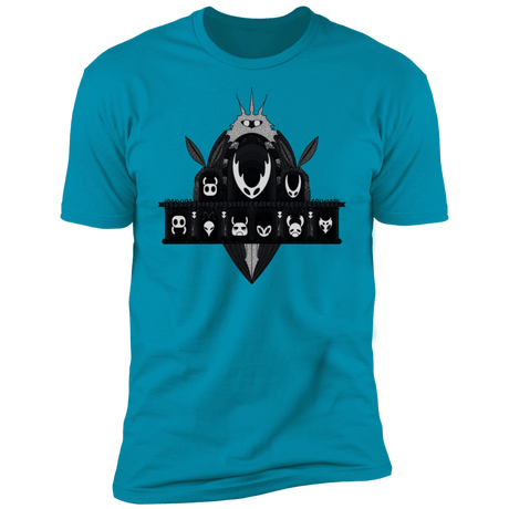 T-Shirts Turquoise / S Hall of Masks Men's Premium T-Shirt