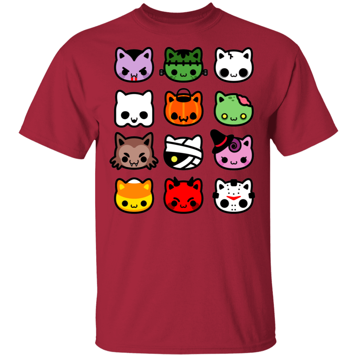 T-Shirts Cardinal / S Hallow Kitties T-Shirt