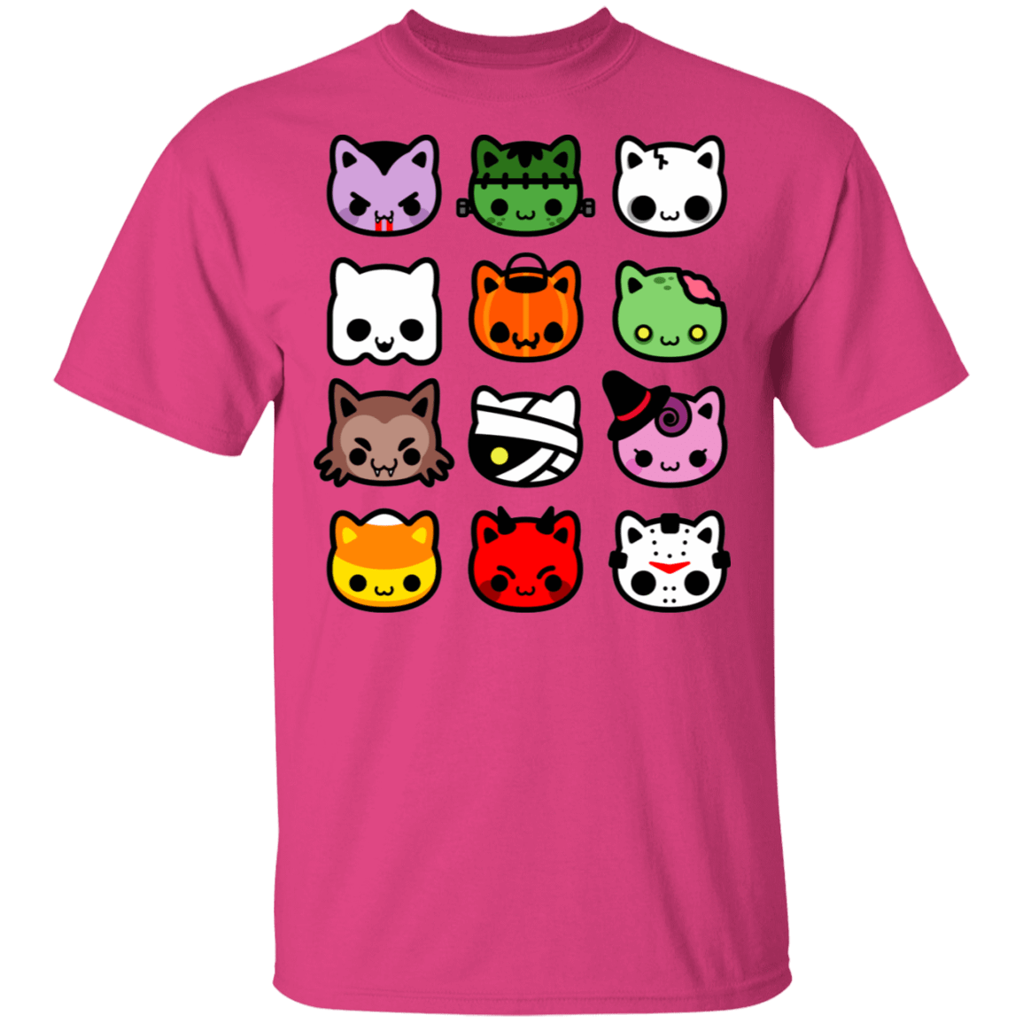 T-Shirts Heliconia / S Hallow Kitties T-Shirt