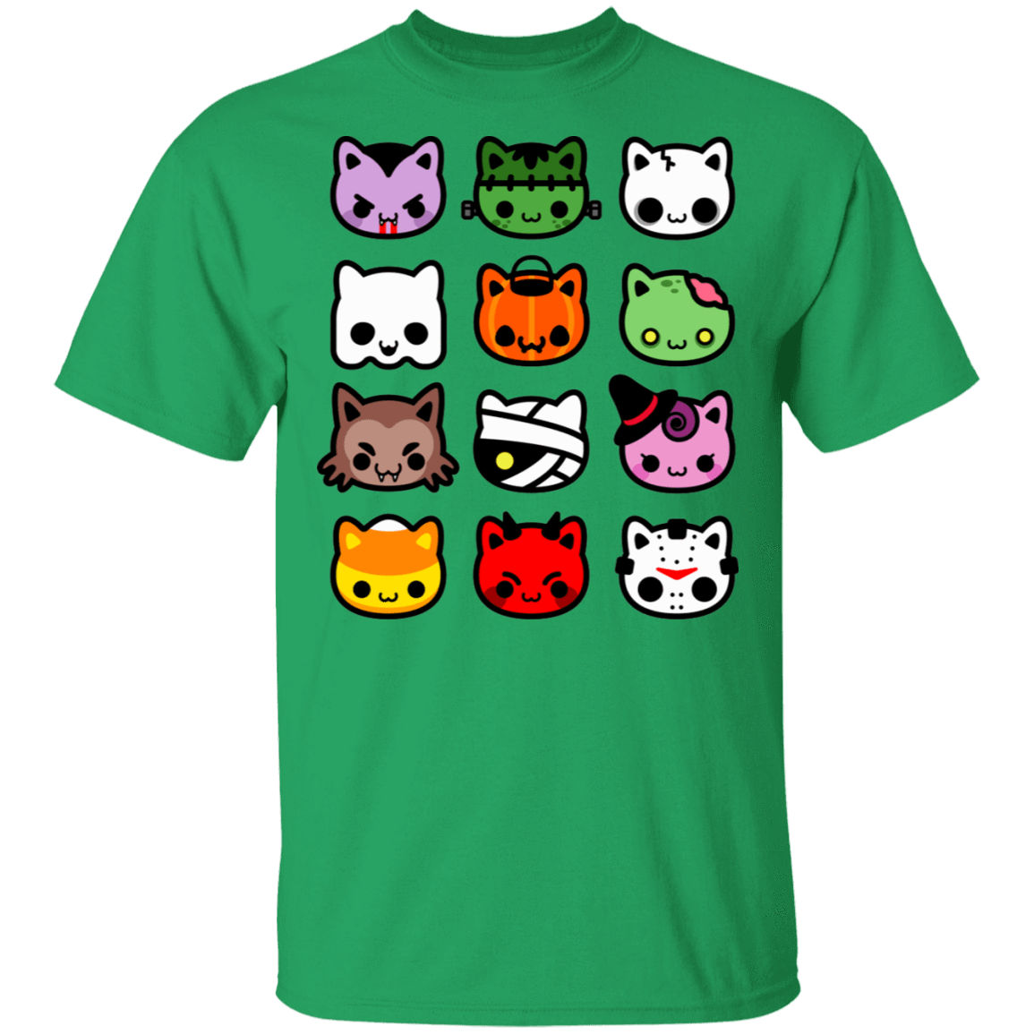 T-Shirts Irish Green / S Hallow Kitties T-Shirt