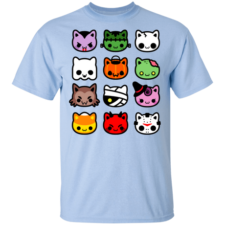 T-Shirts Light Blue / S Hallow Kitties T-Shirt