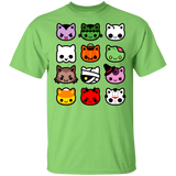 T-Shirts Lime / S Hallow Kitties T-Shirt