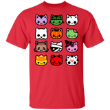 T-Shirts Red / S Hallow Kitties T-Shirt