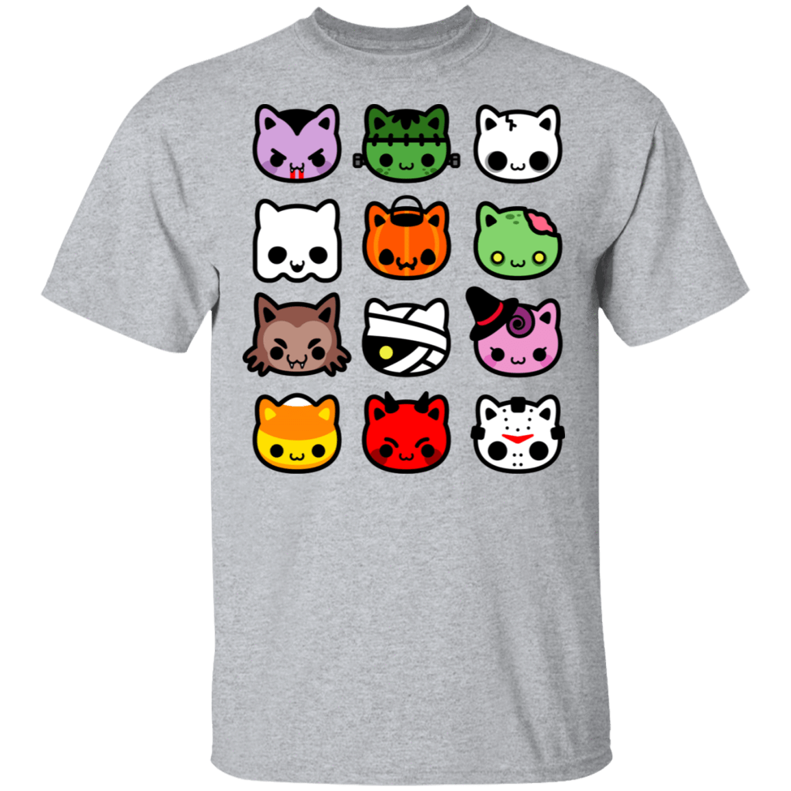 T-Shirts Sport Grey / S Hallow Kitties T-Shirt