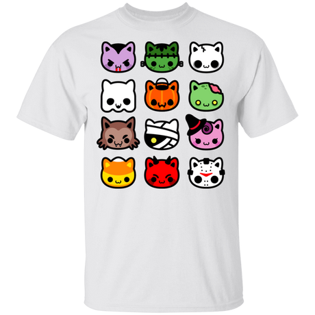 T-Shirts White / S Hallow Kitties T-Shirt
