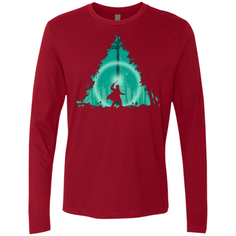 T-Shirts Cardinal / Small Hallowed Ground Men's Premium Long Sleeve