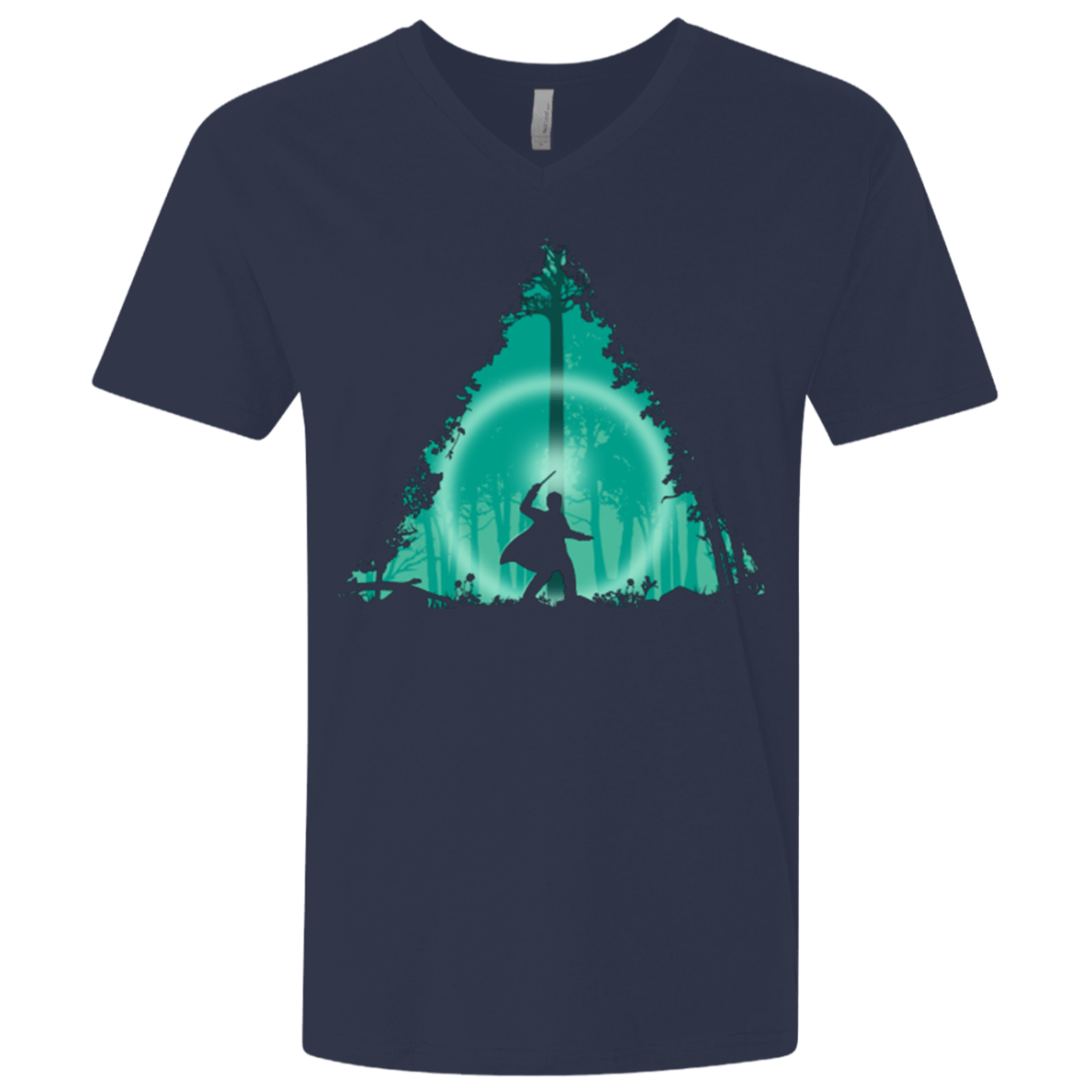 T-Shirts Midnight Navy / X-Small Hallowed Ground Men's Premium V-Neck