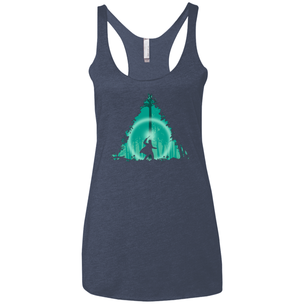 T-Shirts Vintage Navy / X-Small Hallowed Ground Women's Triblend Racerback Tank