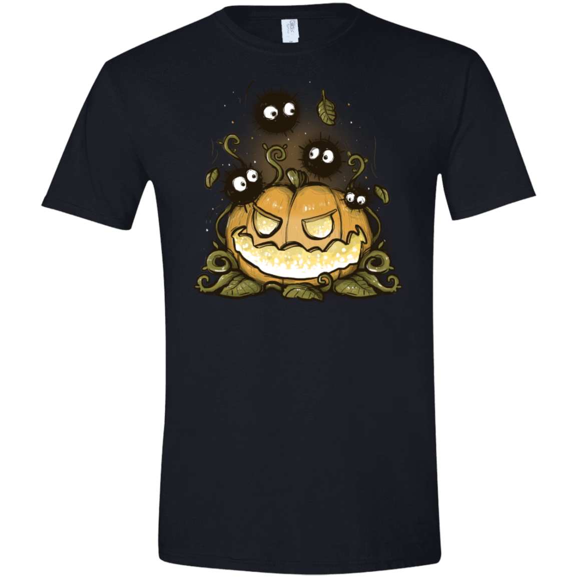 T-Shirts Black / S Halloween Black Soots Men's Semi-Fitted Softstyle