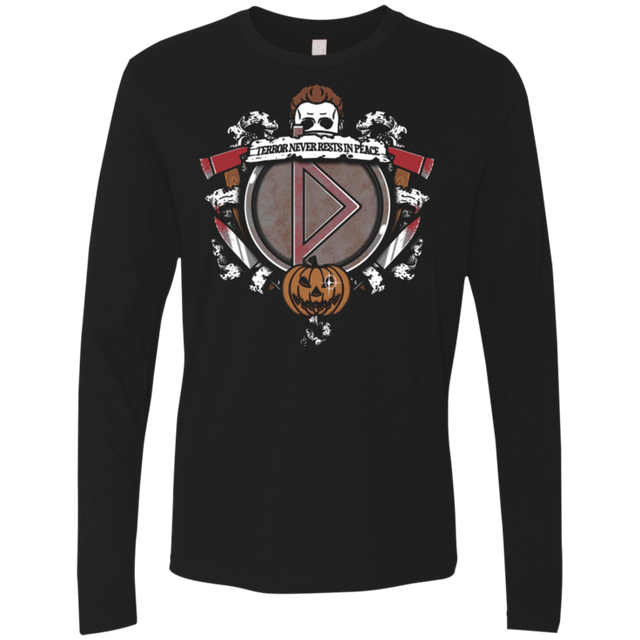 T-Shirts Black / Small Halloween Crest Men's Premium Long Sleeve