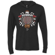 T-Shirts Vintage Black / X-Small Halloween Crest Triblend Long Sleeve Hoodie Tee