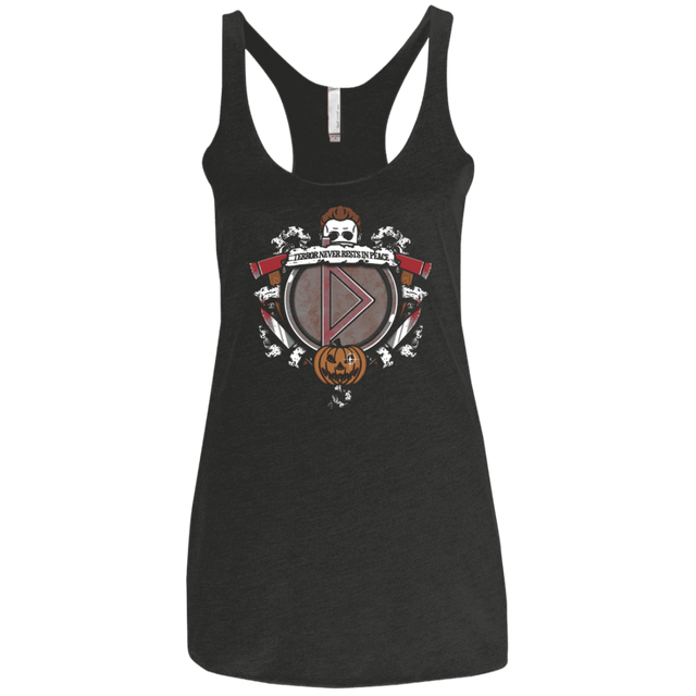 T-Shirts Vintage Black / X-Small Halloween Crest Women's Triblend Racerback Tank