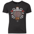 T-Shirts Vintage Black / YXS Halloween Crest Youth Triblend T-Shirt