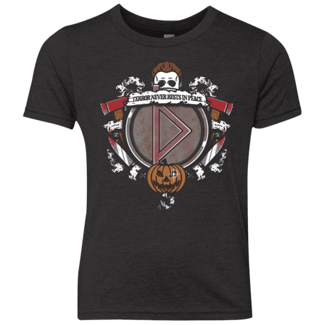 T-Shirts Vintage Black / YXS Halloween Crest Youth Triblend T-Shirt