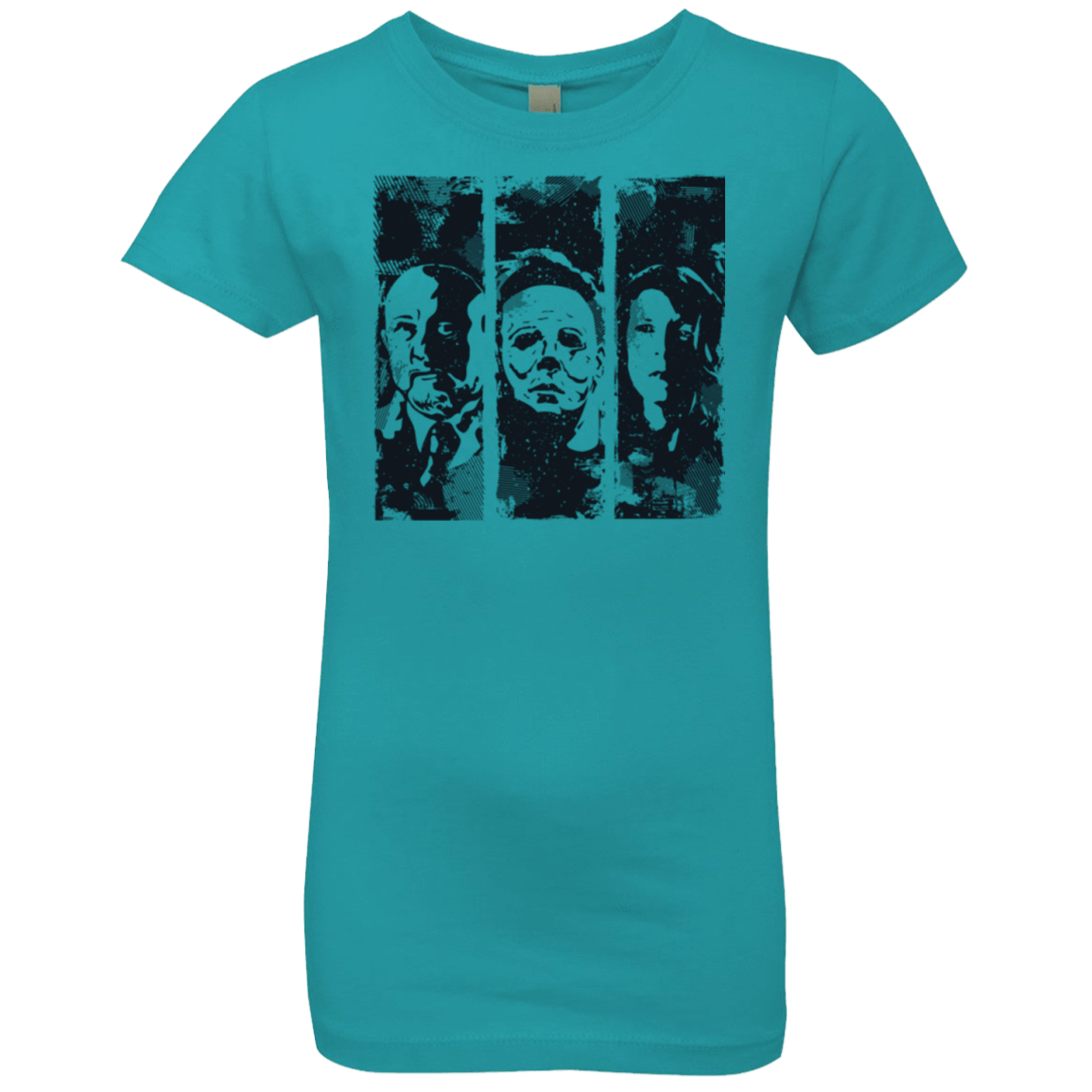 T-Shirts Tahiti Blue / YXS HALLOWEEN Girls Premium T-Shirt