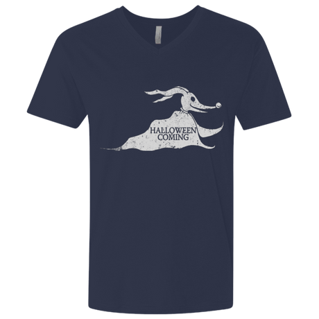 T-Shirts Midnight Navy / X-Small Halloween Is Coming Men's Premium V-Neck