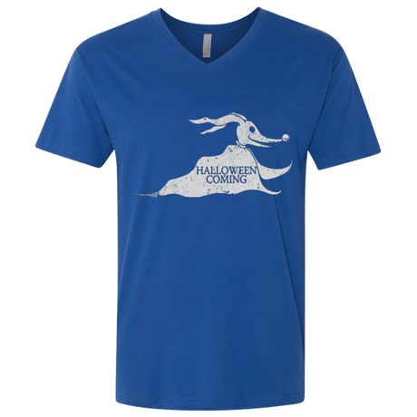 T-Shirts Royal / X-Small Halloween Is Coming Men's Premium V-Neck
