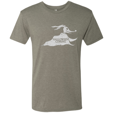 T-Shirts Venetian Grey / Small Halloween Is Coming Men's Triblend T-Shirt