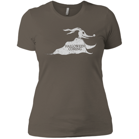 T-Shirts Warm Grey / X-Small Halloween Is Coming Women's Premium T-Shirt