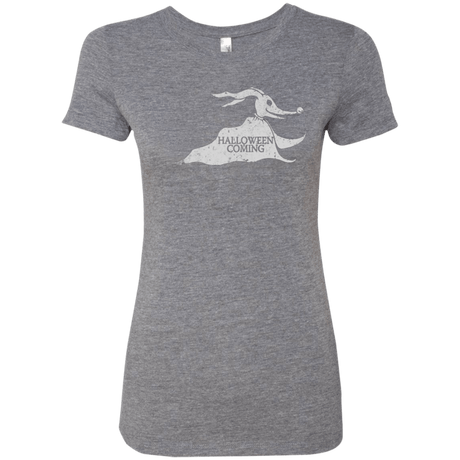 T-Shirts Premium Heather / Small Halloween Is Coming Women's Triblend T-Shirt