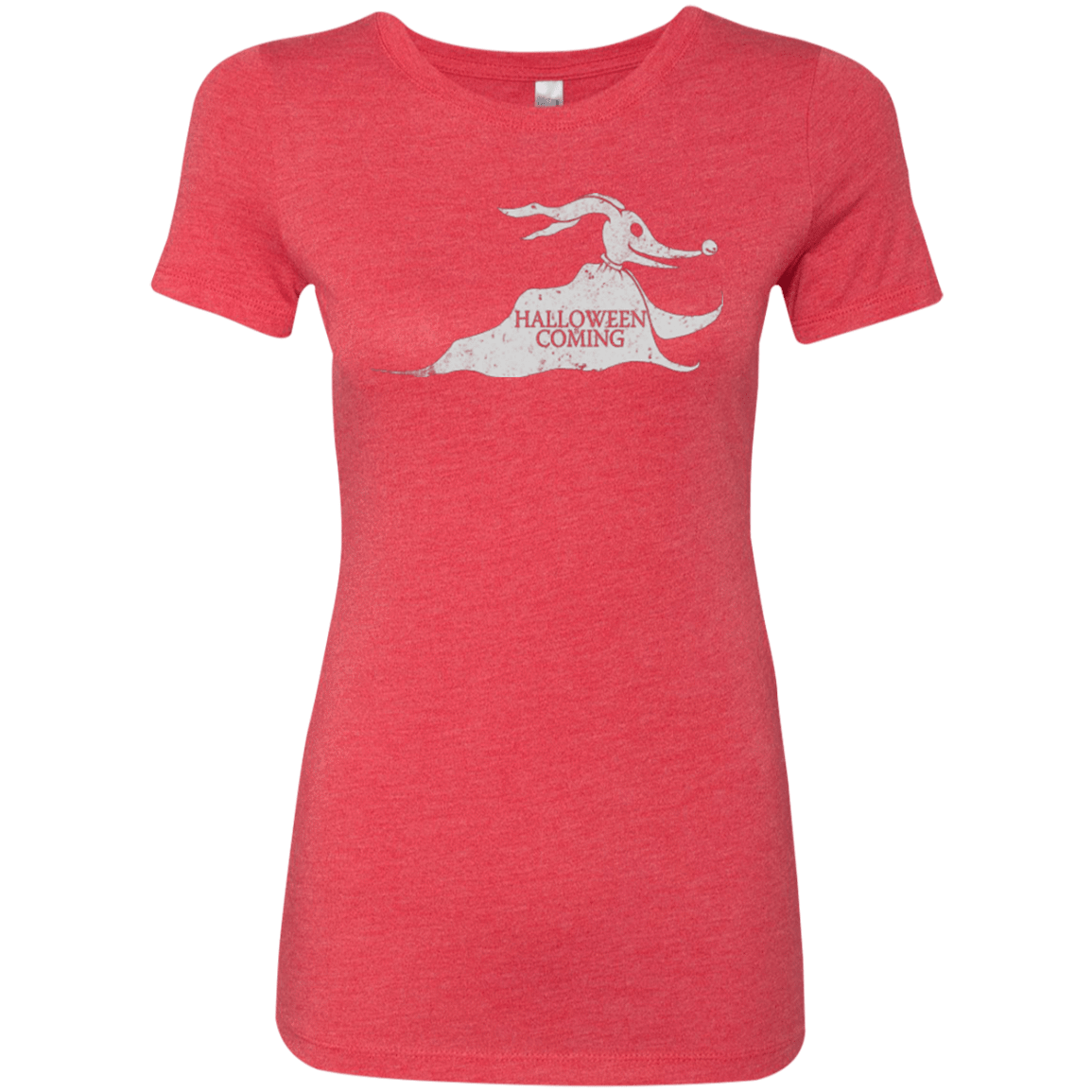 T-Shirts Vintage Red / Small Halloween Is Coming Women's Triblend T-Shirt