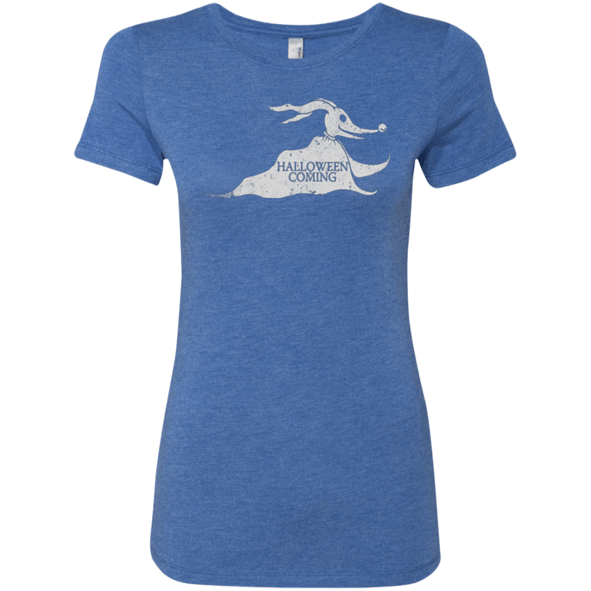 T-Shirts Vintage Royal / Small Halloween Is Coming Women's Triblend T-Shirt