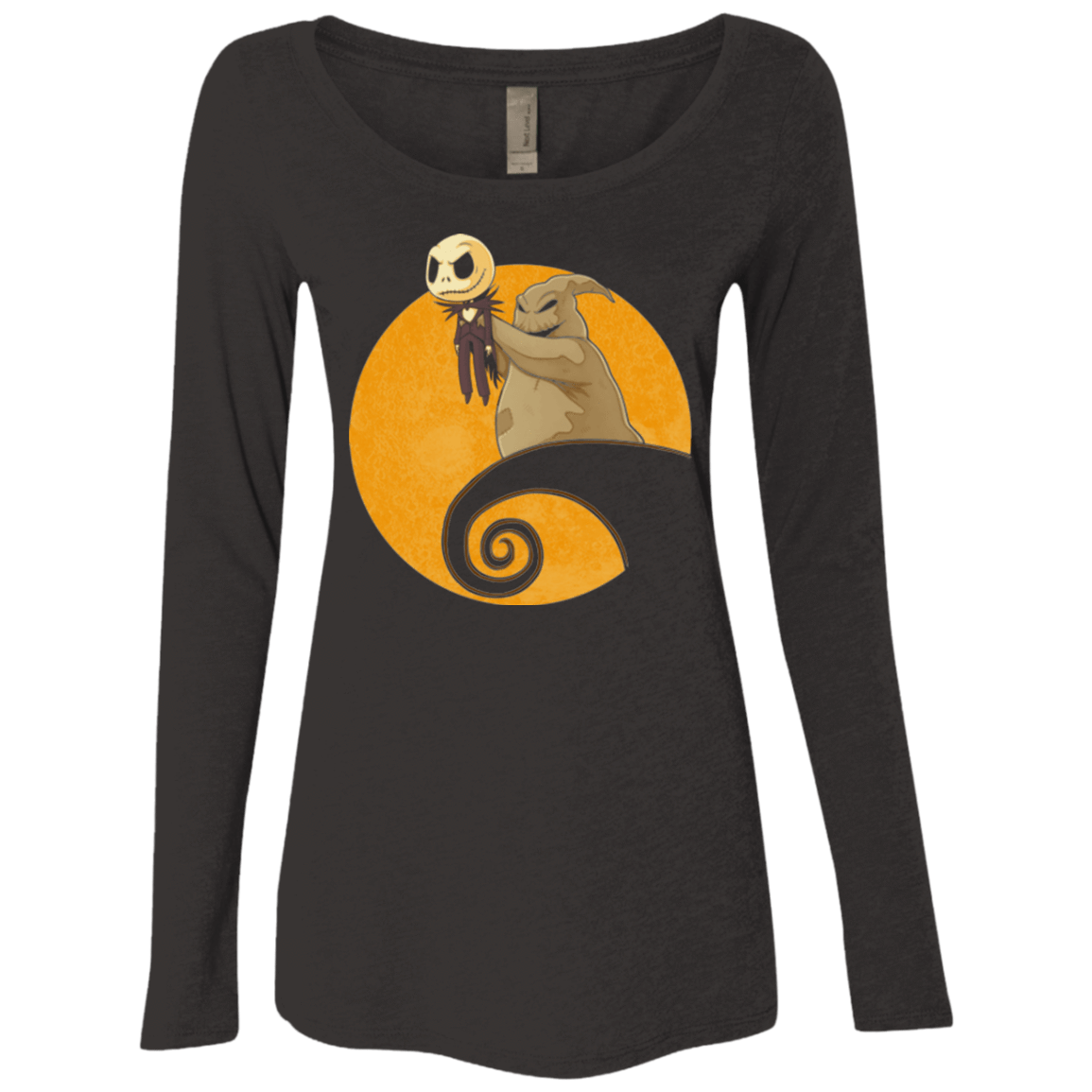 T-Shirts Vintage Black / Small Halloween King Women's Triblend Long Sleeve Shirt